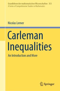 Titelbild: Carleman Inequalities 9783030159924