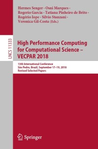 Cover image: High Performance Computing for Computational Science – VECPAR 2018 9783030159955