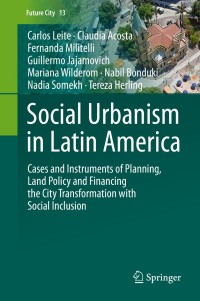 Immagine di copertina: Social Urbanism in Latin America 9783030160111