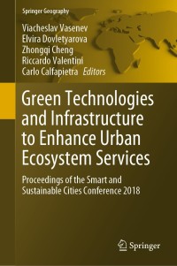 Cover image: Green Technologies and Infrastructure to Enhance Urban Ecosystem Services 9783030160906