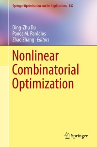 Cover image: Nonlinear Combinatorial Optimization 9783030161934