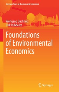 Cover image: Foundations of Environmental Economics 9783030162672