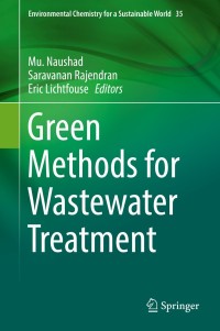Imagen de portada: Green Methods for Wastewater Treatment 9783030164263