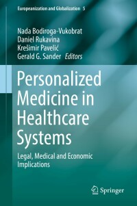Cover image: Personalized Medicine in Healthcare Systems 9783030164645