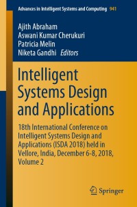 表紙画像: Intelligent Systems Design and Applications 9783030166595