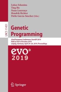 صورة الغلاف: Genetic Programming 9783030166694