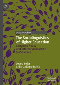 Cover image: The Sociolinguistics of Higher Education 9783030166762