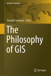 Cover image: The Philosophy of GIS 9783030168285