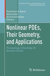 Cover image: Nonlinear PDEs, Their Geometry, and Applications 9783030170301