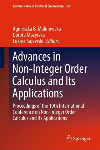Cover image: Advances in Non-Integer Order Calculus and Its Applications 9783030173432