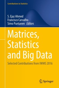 Cover image: Matrices, Statistics and Big Data 9783030175184