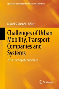 Omslagafbeelding: Challenges of Urban Mobility, Transport Companies and Systems 9783030177423