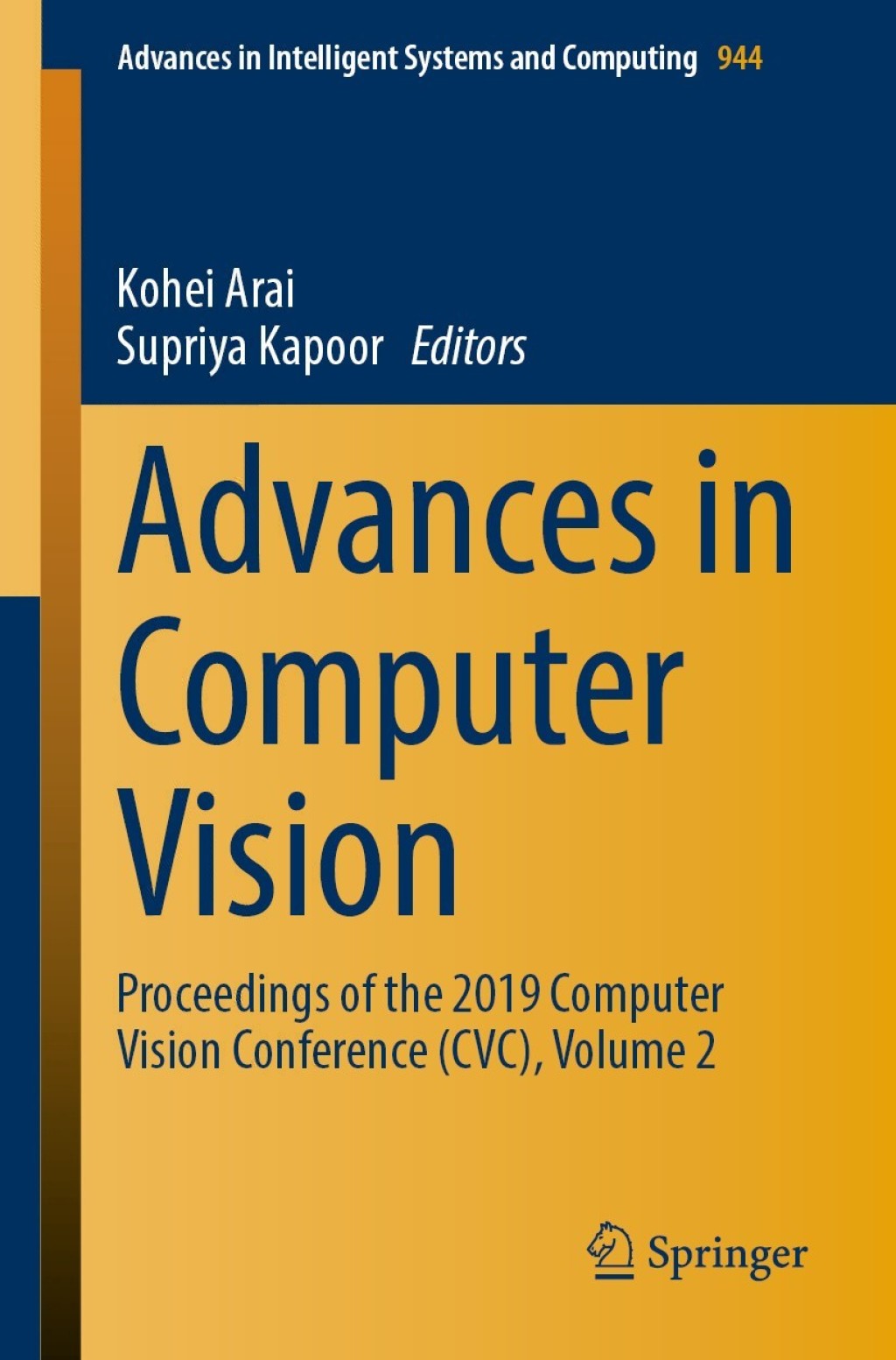 Advances in Computer Vision (eBook Rental)