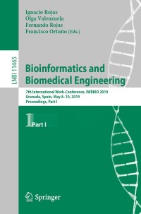 Imagen de portada: Bioinformatics and Biomedical Engineering 9783030179373