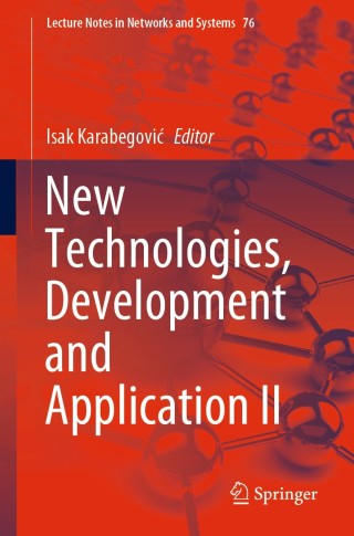 Cover image: New Technologies, Development and Application II 9783030180713