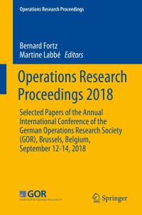 Cover image: Operations Research Proceedings 2018 9783030184995