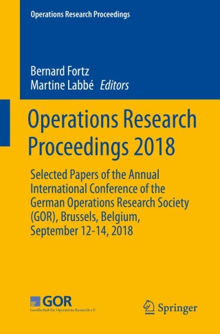 Imagen de portada: Operations Research Proceedings 2018 9783030184995