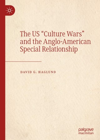 Cover image: The US "Culture Wars" and the Anglo-American Special Relationship 9783030185480