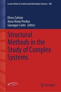 Cover image: Structural Methods in the Study of Complex Systems 9783030185718