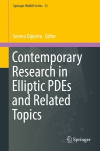 Omslagafbeelding: Contemporary Research in Elliptic PDEs and Related Topics 9783030189204