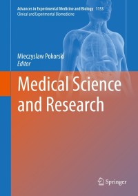 Cover image: Medical Science and Research 9783030190583