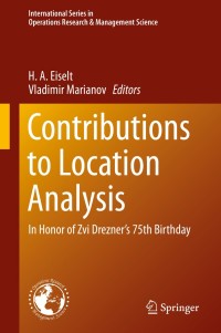 Imagen de portada: Contributions to Location Analysis 9783030191108