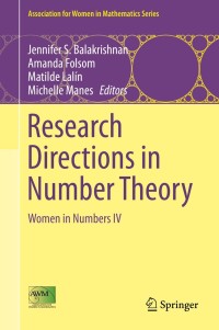 Cover image: Research Directions in Number Theory 9783030194772