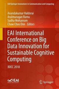 Imagen de portada: EAI International Conference on Big Data Innovation for Sustainable Cognitive Computing 9783030195618