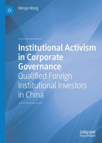 Omslagafbeelding: Institutional Activism in Corporate Governance 9783030195762