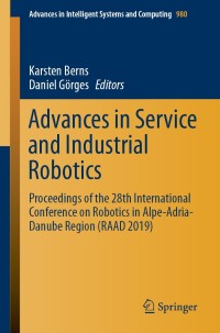Cover image: Advances in Service and Industrial Robotics 9783030196479