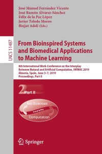 Omslagafbeelding: From Bioinspired Systems and Biomedical Applications to Machine Learning 9783030196509