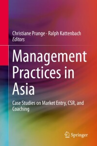 Omslagafbeelding: Management Practices in Asia 9783030196615