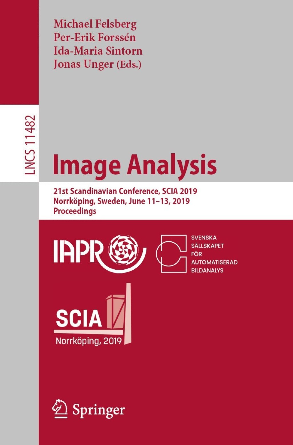 Image Analysis 21st Scandinavian Conference, SCIA 2019, Norrköping, Sweden, June 11–13, 2019, Proceedings
