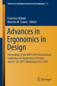 Cover image: Advances in Ergonomics in Design 9783030202262