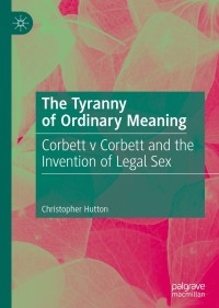 Omslagafbeelding: The Tyranny of Ordinary Meaning 9783030202705
