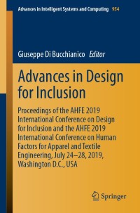 Imagen de portada: Advances in Design for Inclusion 9783030204433