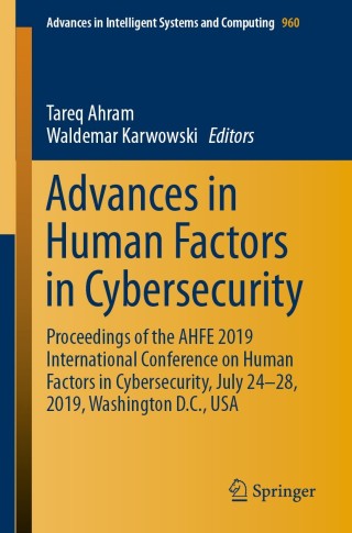 Cover image: Advances in Human Factors in Cybersecurity 9783030204877