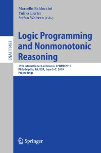 Cover image: Logic Programming and Nonmonotonic Reasoning 9783030205270