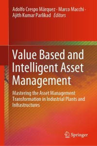 Cover image: Value Based and Intelligent Asset Management 9783030207038