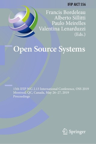 Imagen de portada: Open Source Systems 9783030208820