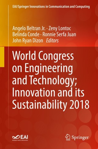 Immagine di copertina: World Congress on Engineering and Technology; Innovation and its Sustainability 2018 9783030209032