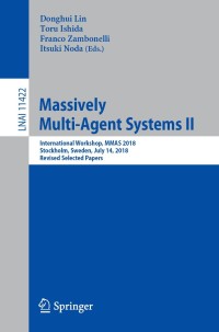 表紙画像: Massively Multi-Agent Systems II 9783030209360