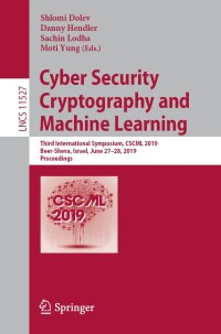Cover image: Cyber Security Cryptography and Machine Learning 9783030209506
