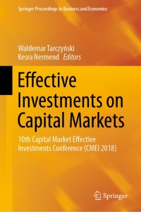 Immagine di copertina: Effective Investments on Capital Markets 9783030212735