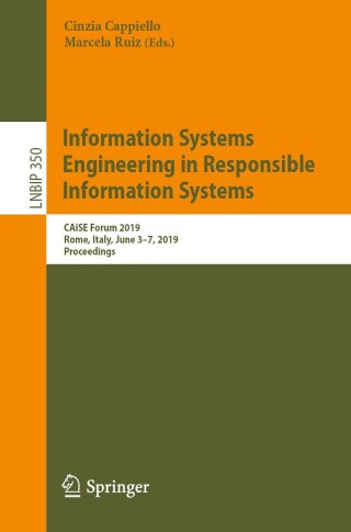 Imagen de portada: Information Systems Engineering in Responsible Information Systems 9783030212964