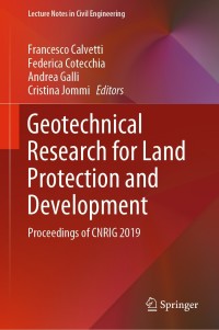 Cover image: Geotechnical Research for Land Protection and Development 9783030213589