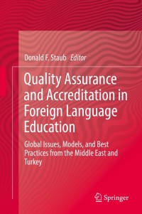 Cover image: Quality Assurance and Accreditation in Foreign Language Education 9783030214203