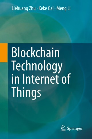 Imagen de portada: Blockchain Technology in Internet of Things 9783030217655