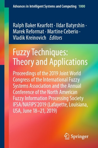 Imagen de portada: Fuzzy Techniques: Theory and Applications 9783030219192