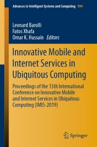 Immagine di copertina: Innovative Mobile and Internet Services in Ubiquitous Computing 9783030222628